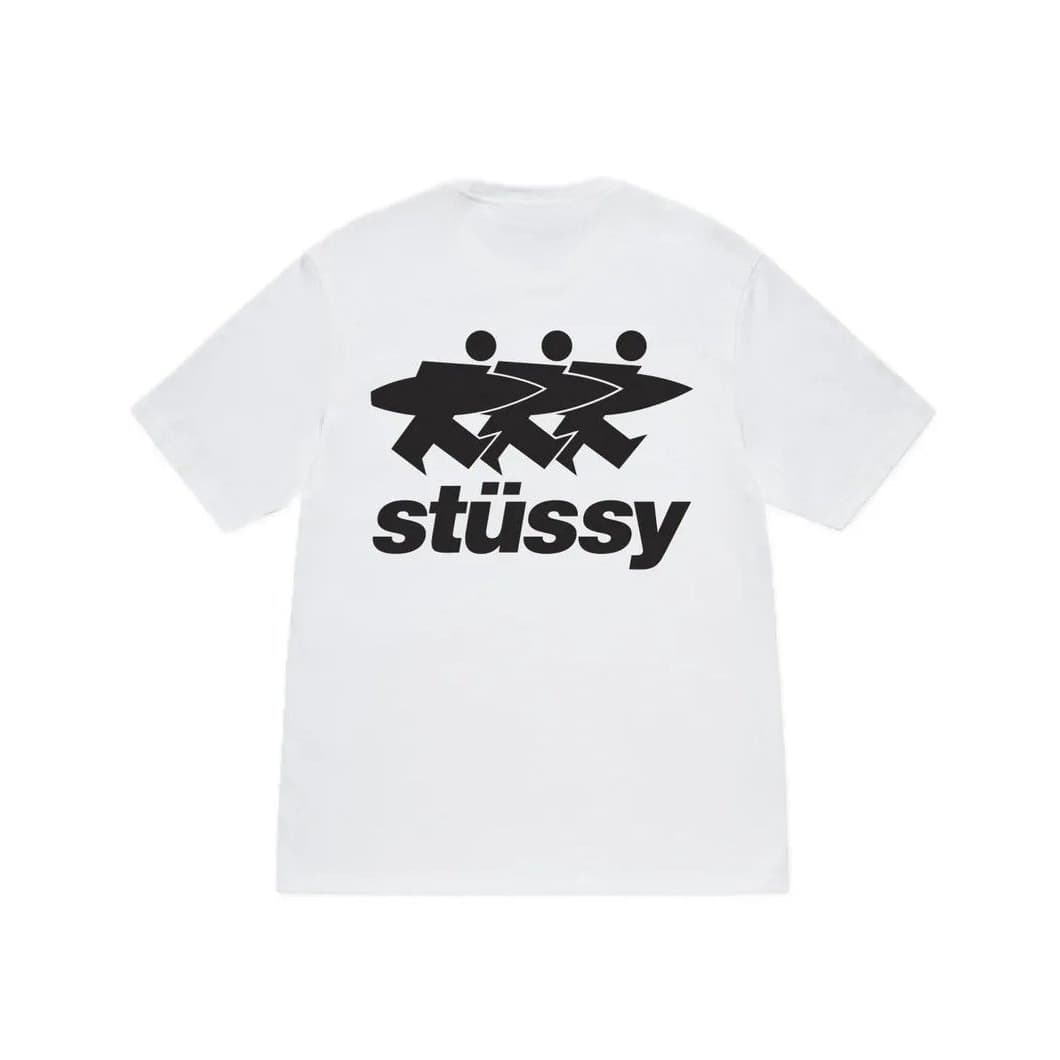 Stussy Surfwalk Tee White