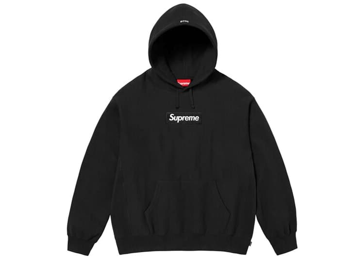 Supreme Box Logo Hooded Sweatshirt Black (FW23)