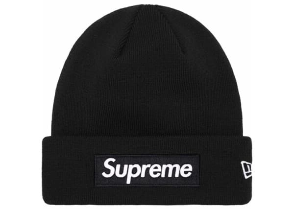 Supreme New Era Box Logo Beanie Black (FW23)