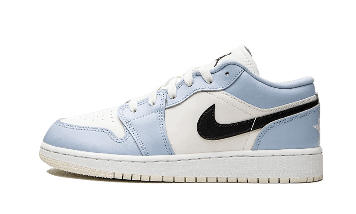 Air Jordan 1 Low Ice Blue Black (GS)