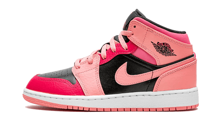 Air Jordan 1 Mid Coral Chalk (GS)