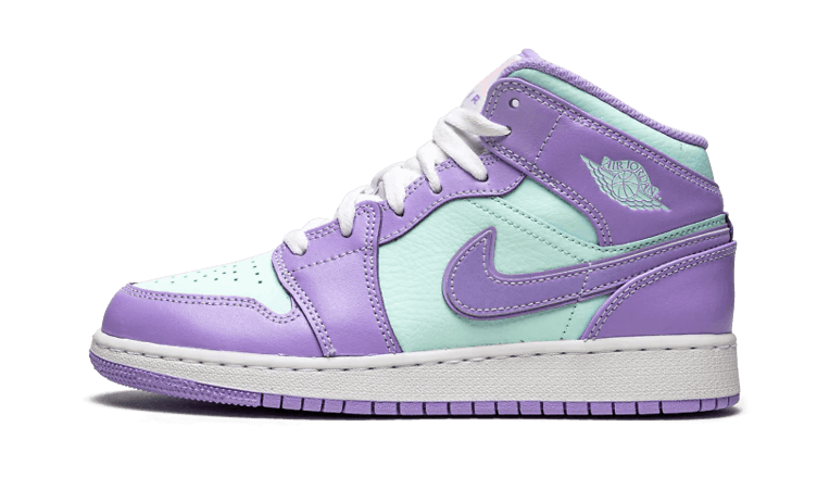 Air Jordan 1 Mid Purple Aqua