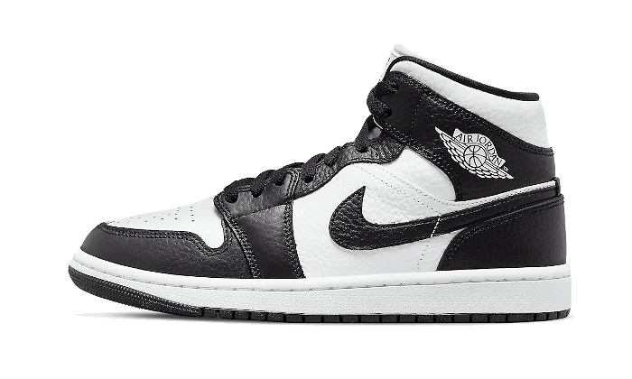 Air Jordan 1 Mid Split Black White (W)