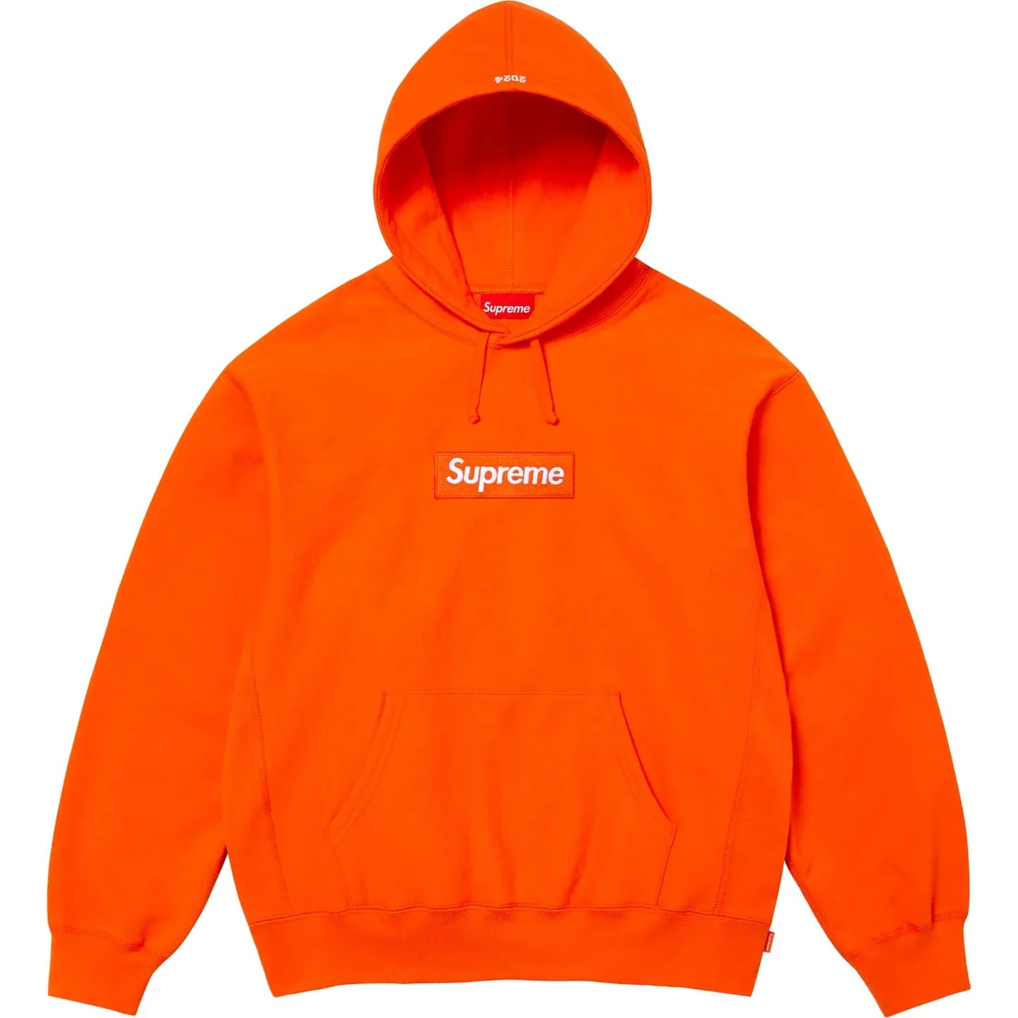 Supreme Box Logo Hooded Sweatshirt Orange (FW24)