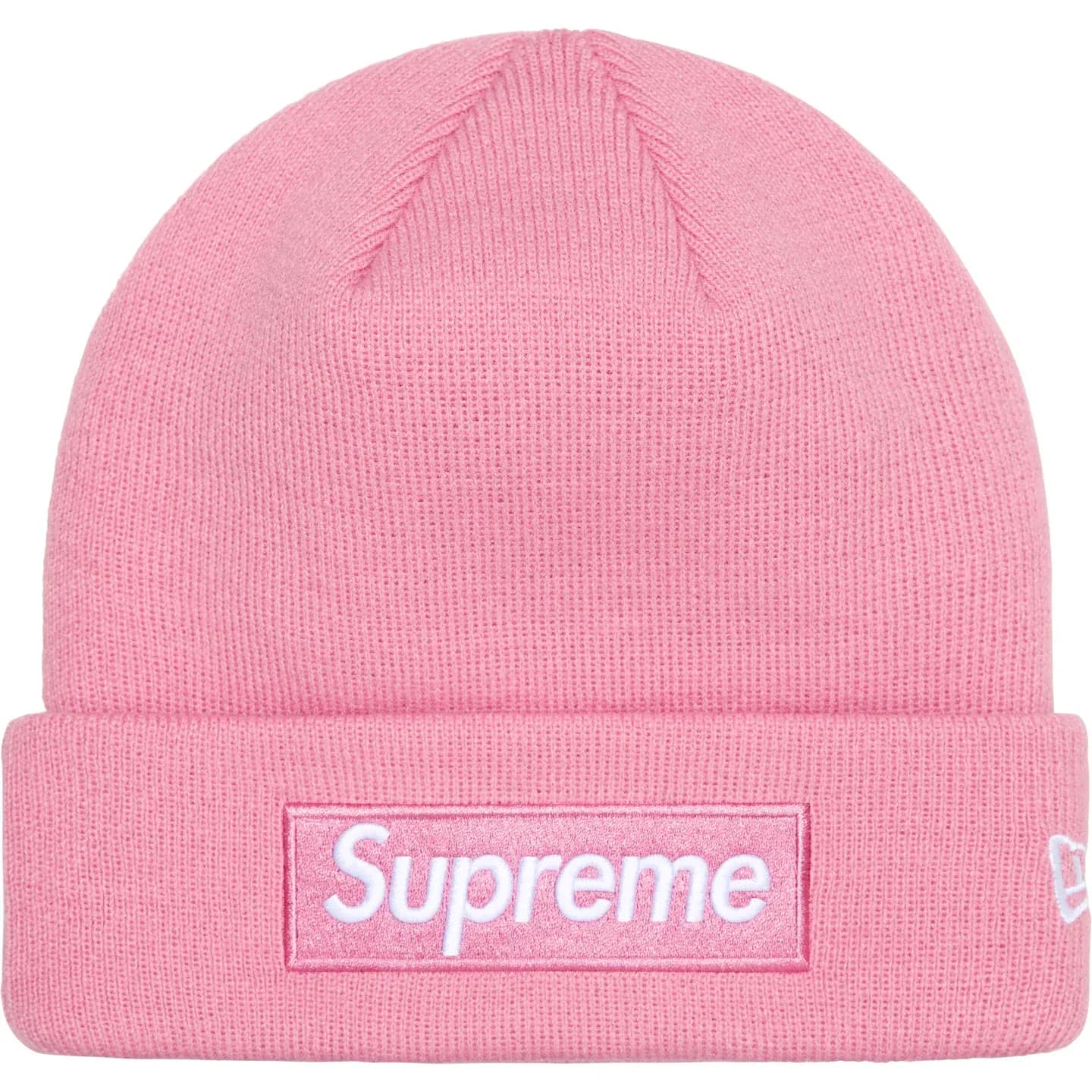 Supreme New Era Box Logo Beanie Pink (FW24)