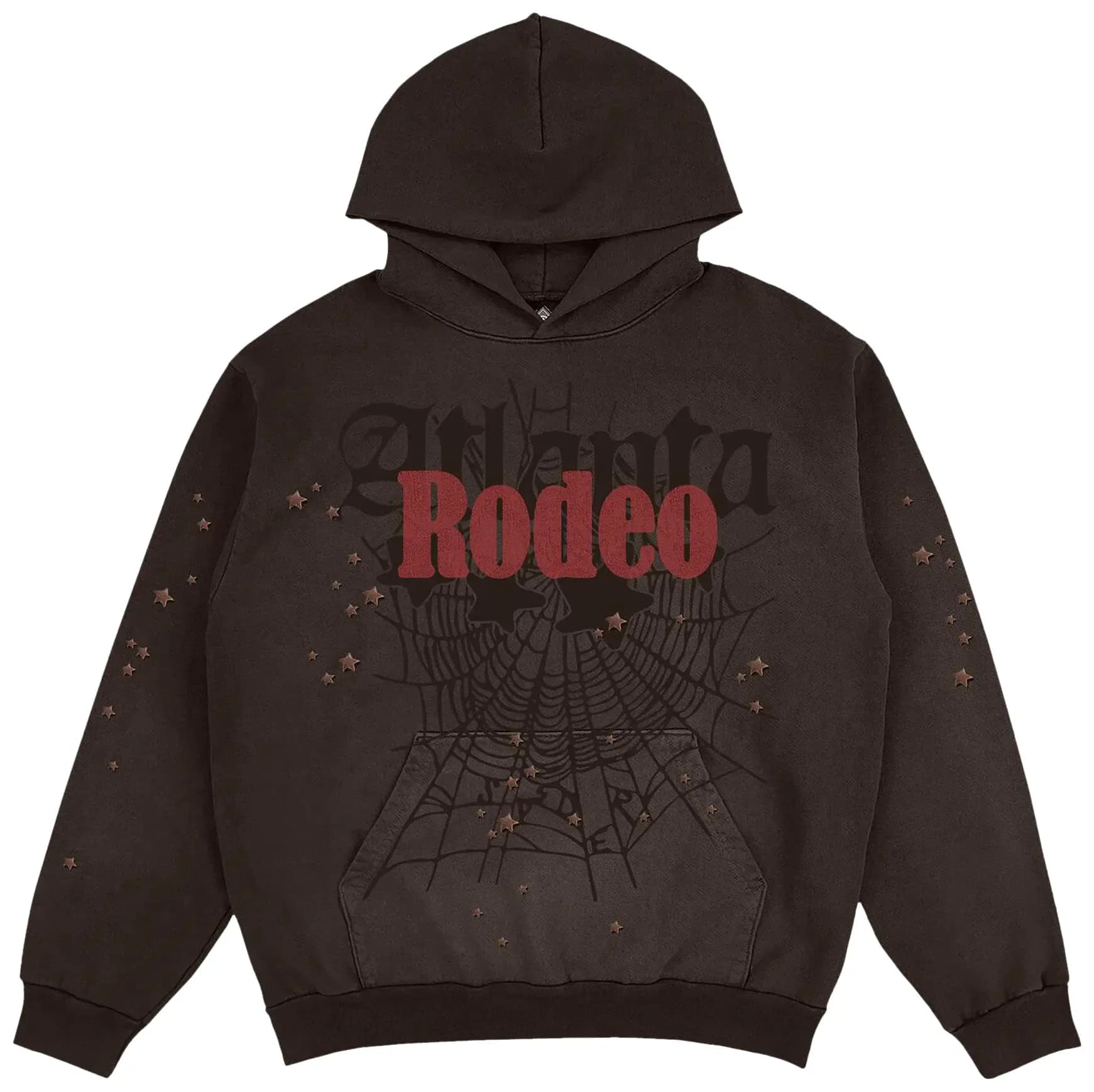 Travis Scott CJ x Sp5der Days Before Rodeo Hoodie Brown