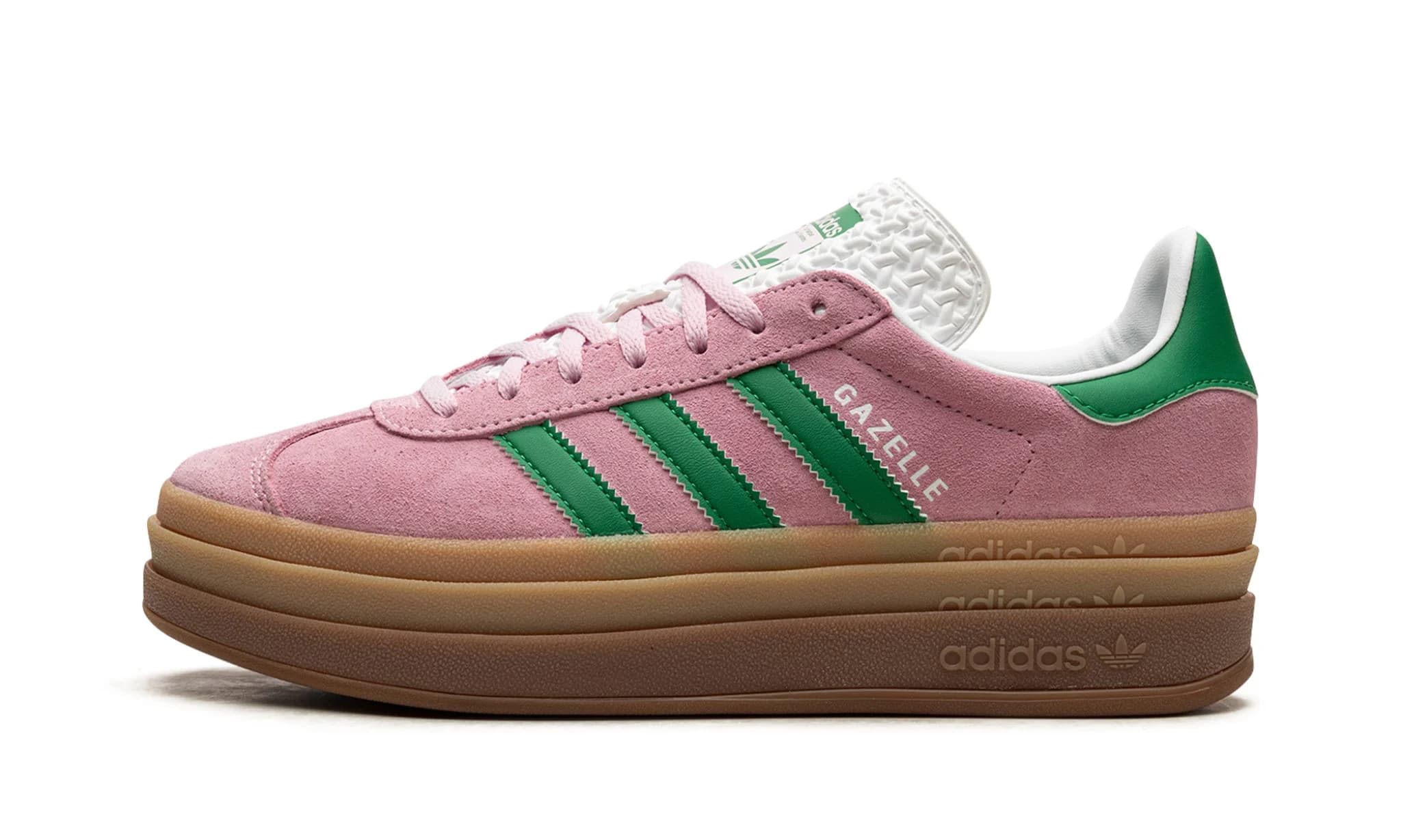 Adidas Gazelle Bold True Pink Green Cloud White (W)