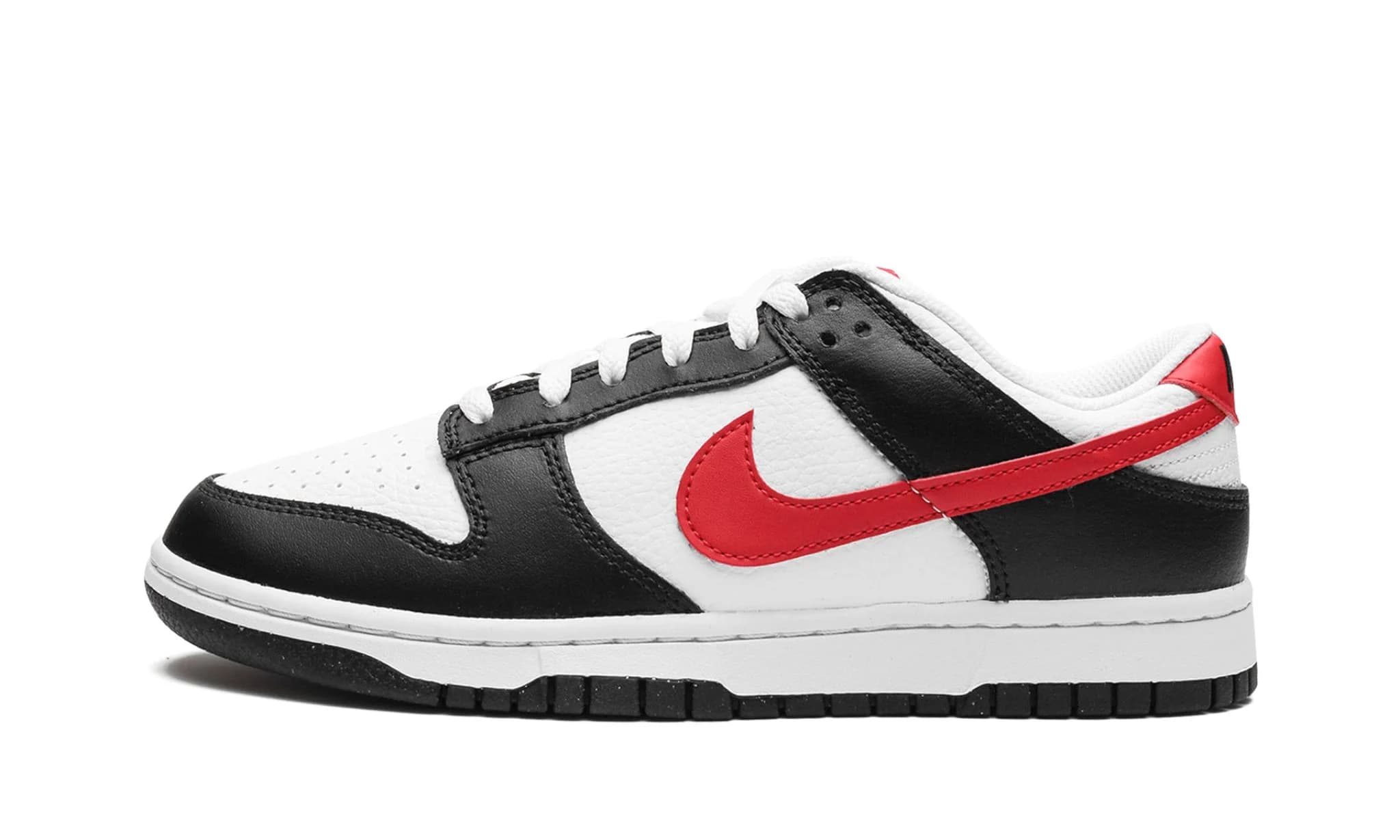 Nike Dunk Low Red Swoosh Panda