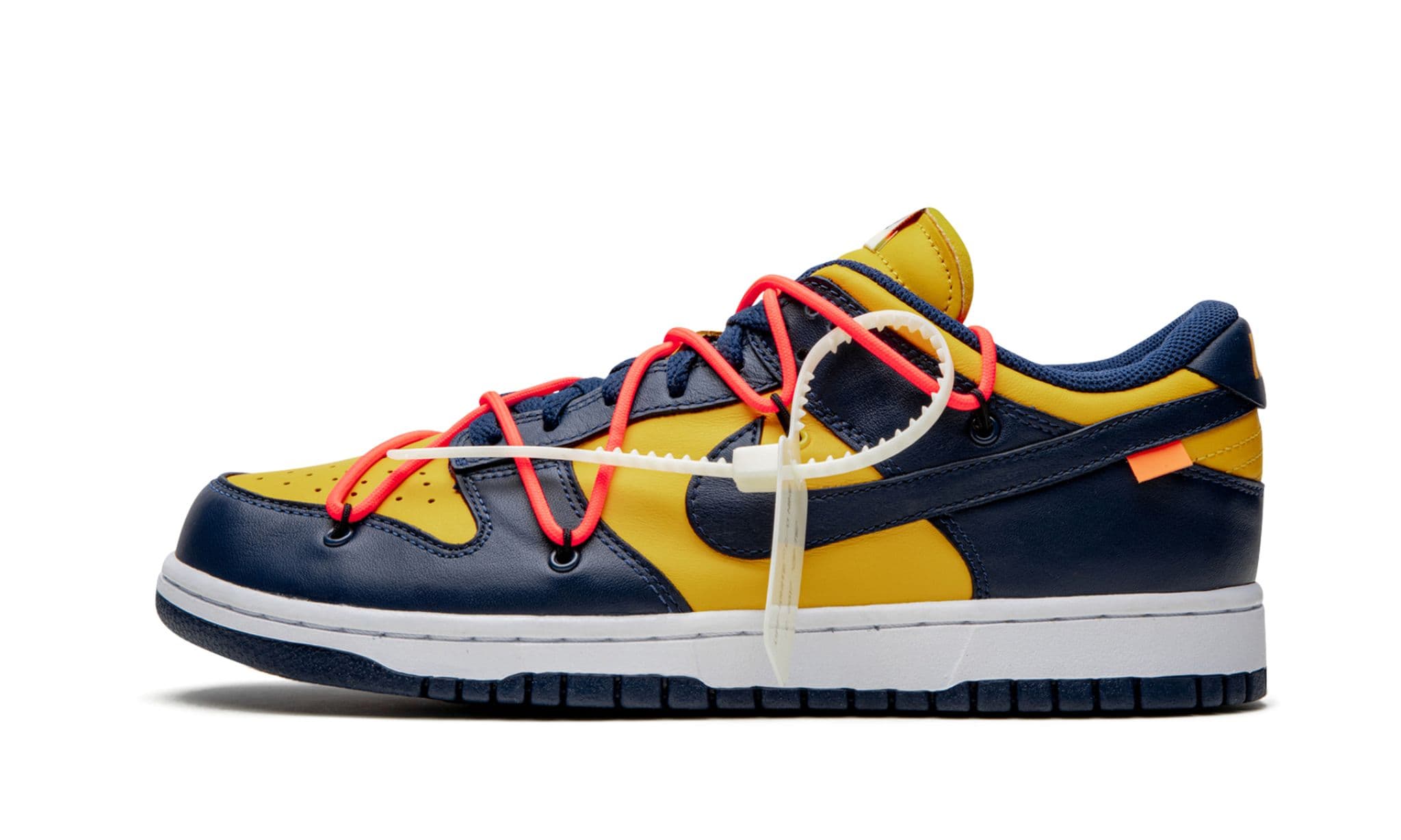 Nike Dunk Low Off-White University Gold Midnight Navy