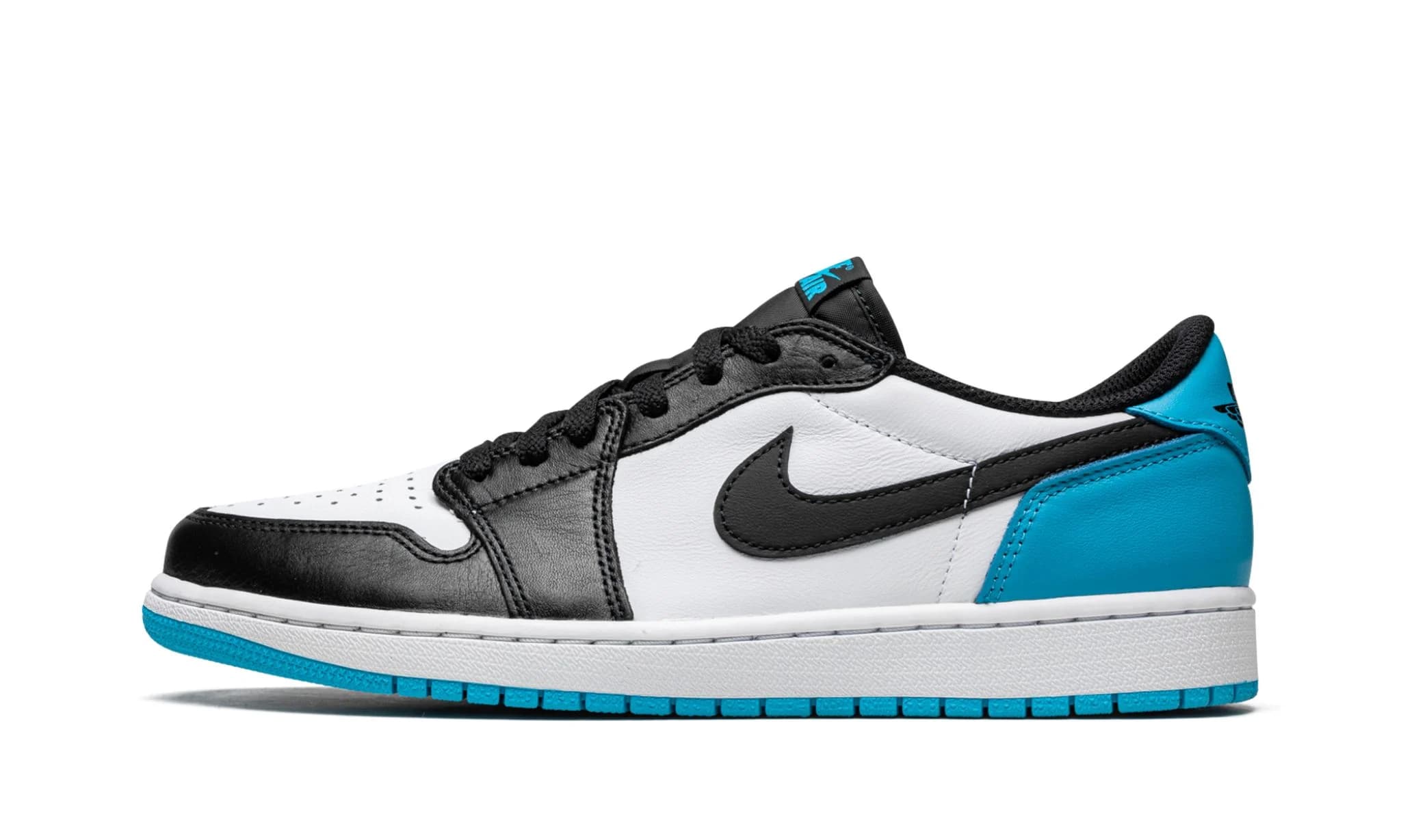 Air Jordan 1 Low Black Dark Powder Blue