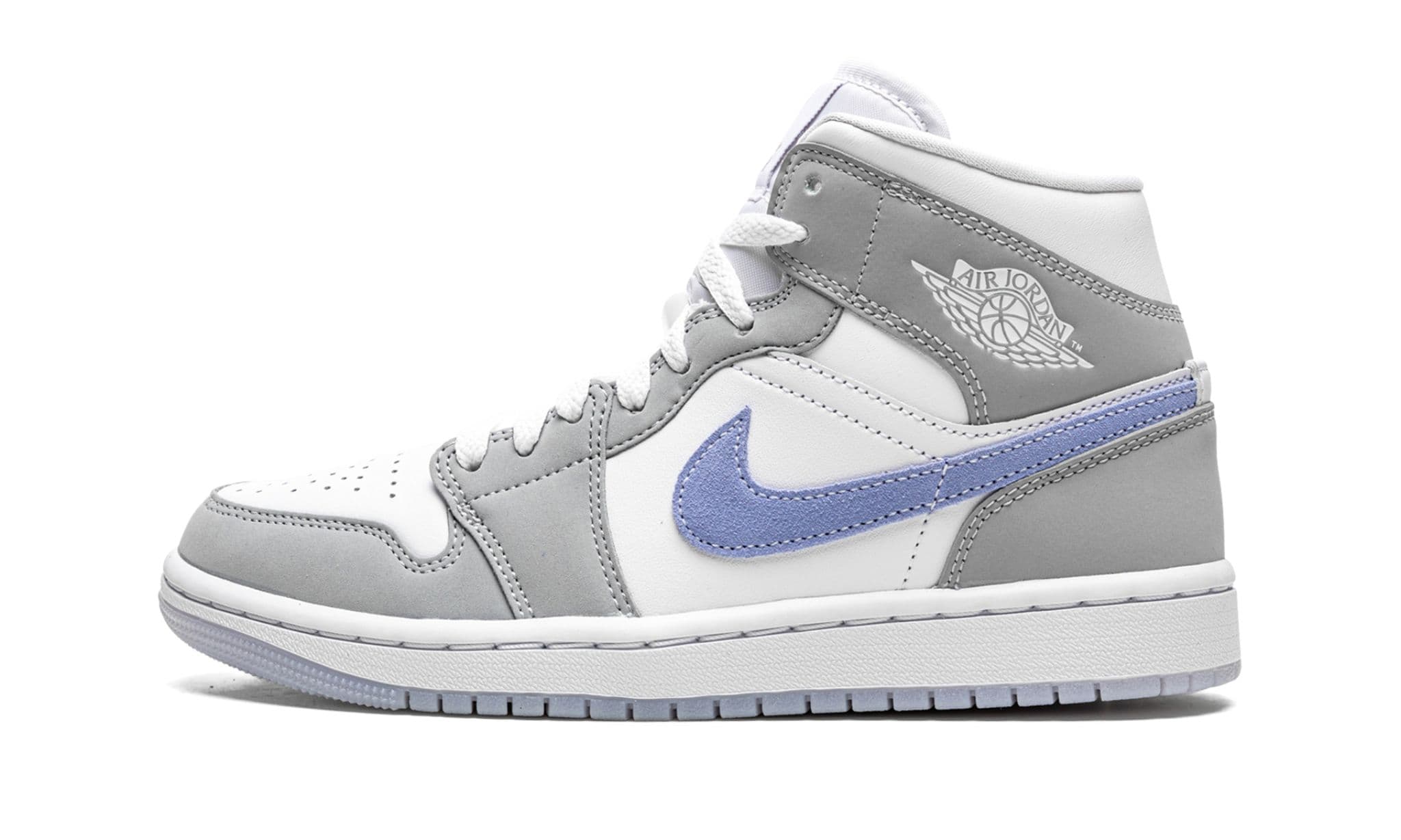 Air Jordan 1 Mid Wolf Grey Aluminum (W)