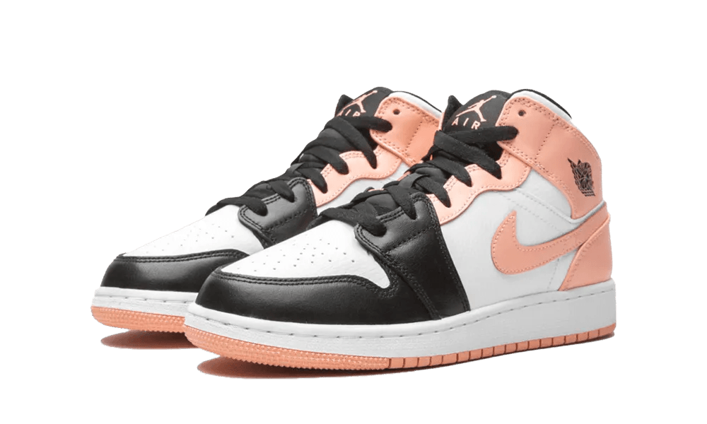 Air Jordan 1 Mid Crimson Tint Toe (GS)