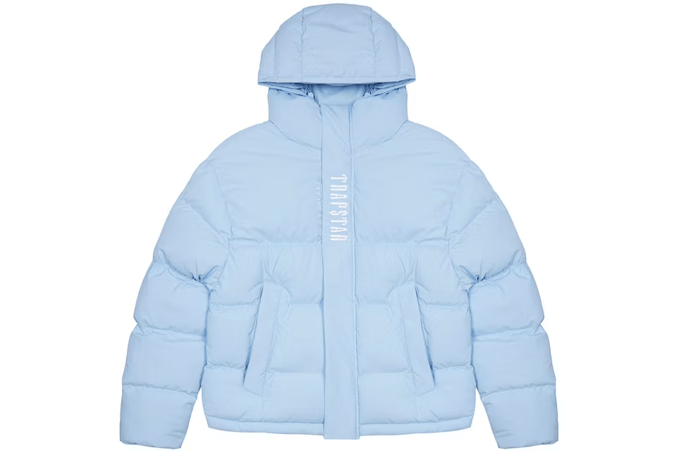 Trapstar Decoded Hooded Puffer 2.0 Ice Blue