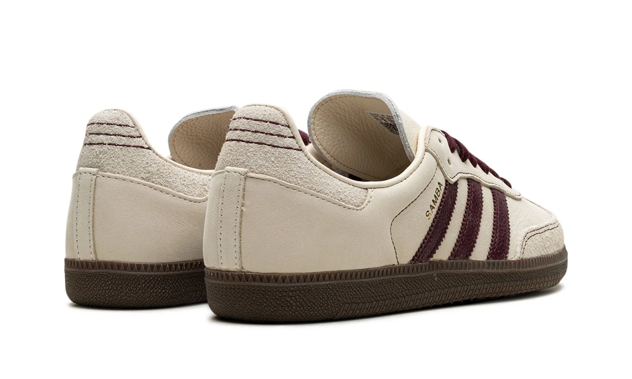 Adidas Samba OG Wonder White Maroon (W)