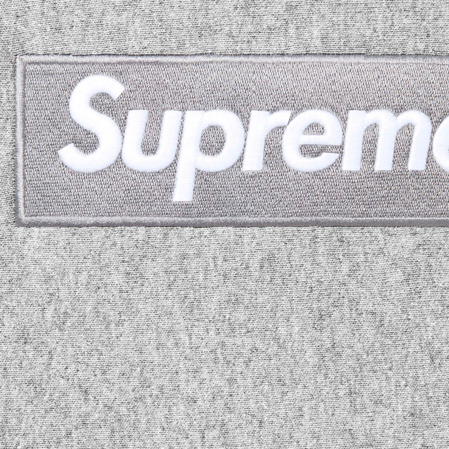 Supreme Box Logo Hooded Sweatshirt Heather Grey (FW24)