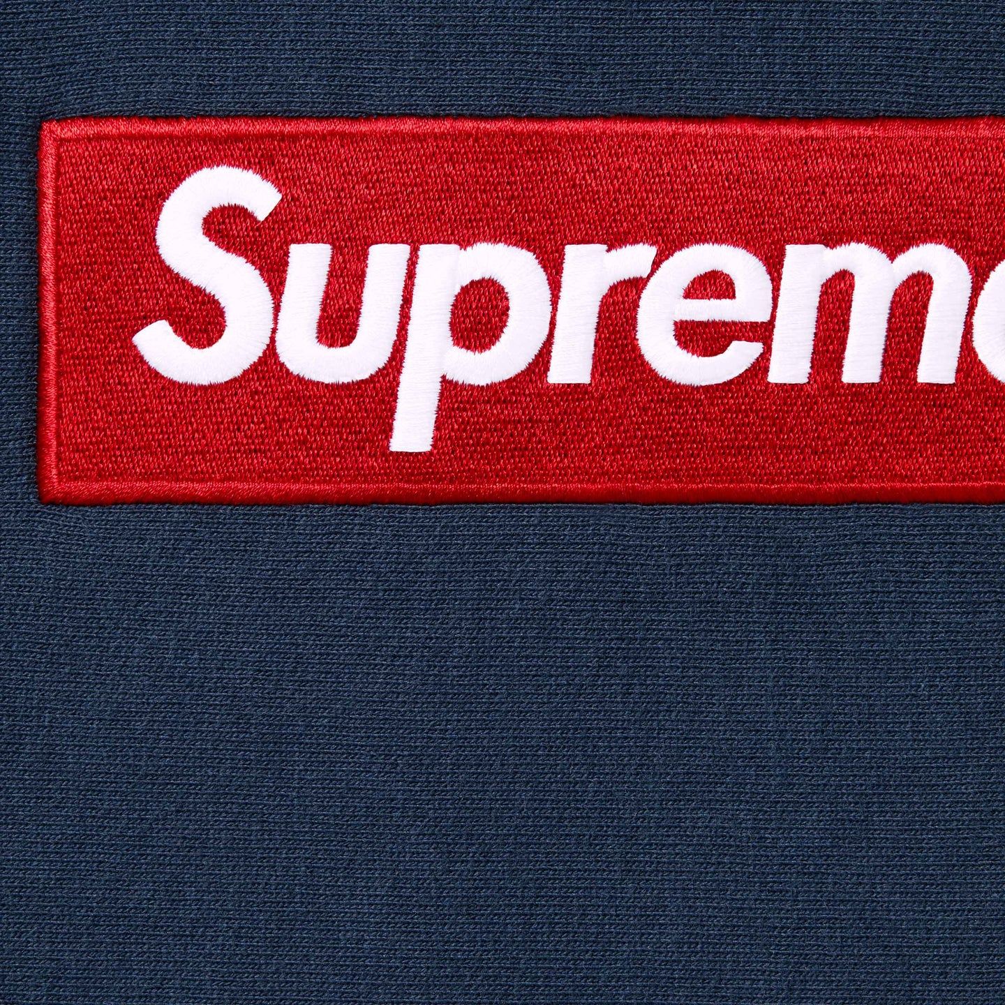 Supreme Box Logo Hooded Sweatshirt Navy (FW24)