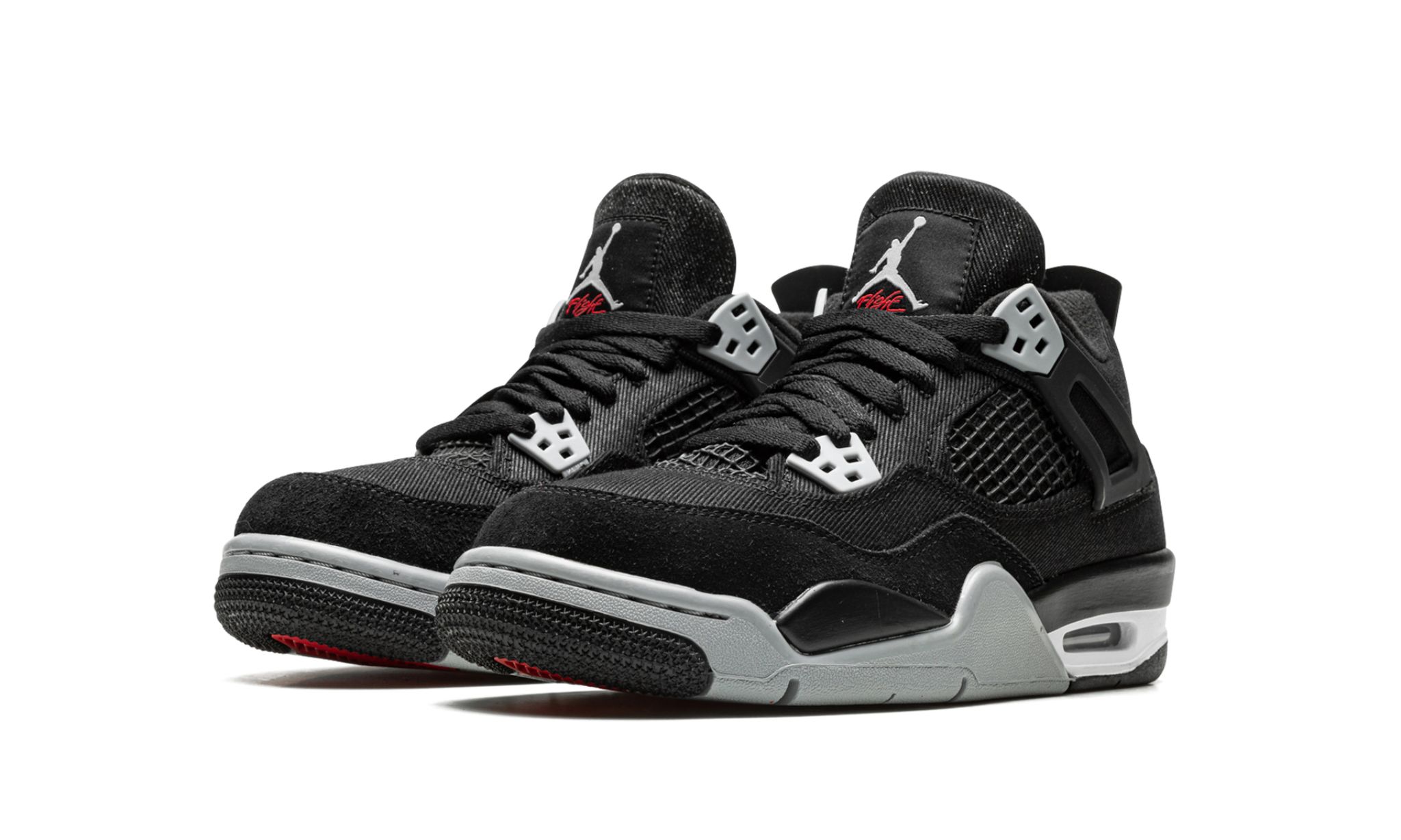 Air Jordan 4 Retro Black Canvas (GS)