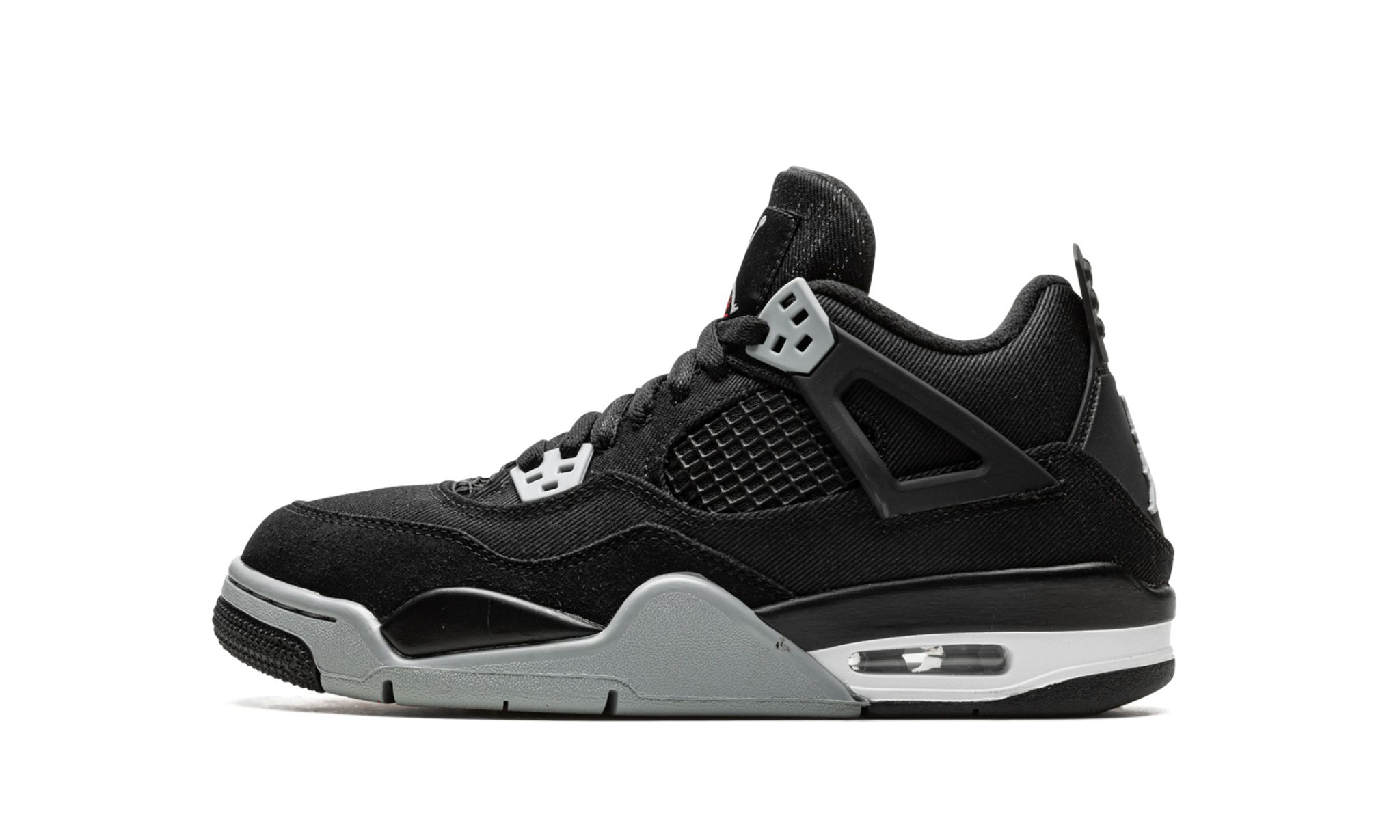 Air Jordan 4 Retro Black Canvas (GS)