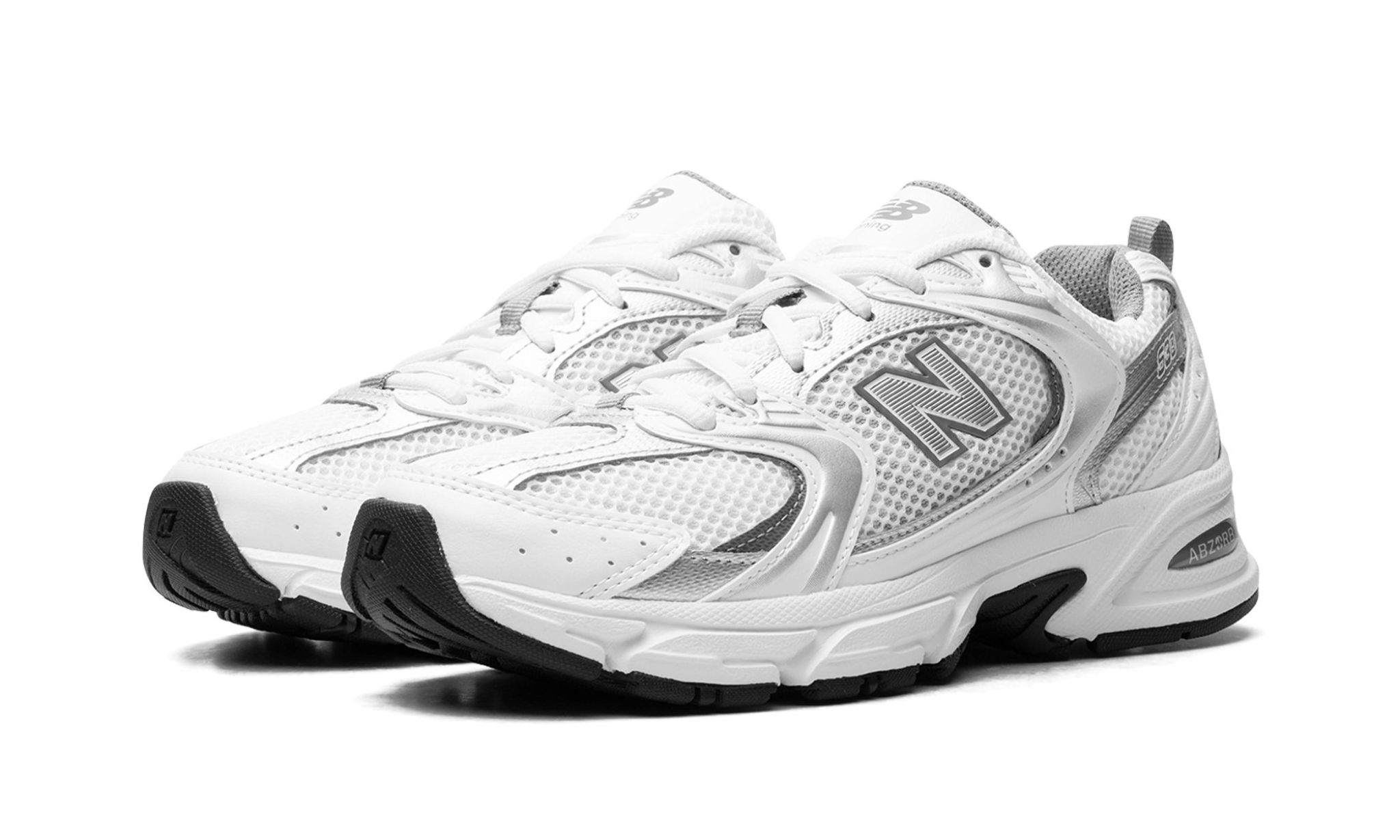 New Balance 530 White Silver Metallic