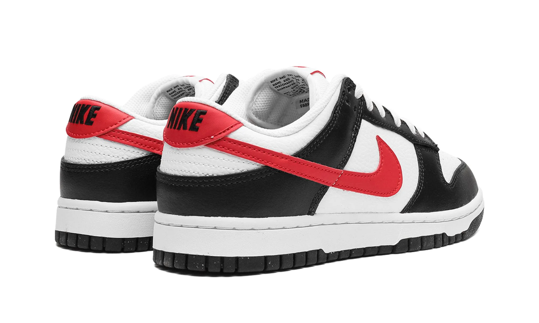 Nike Dunk Low Red Swoosh Panda