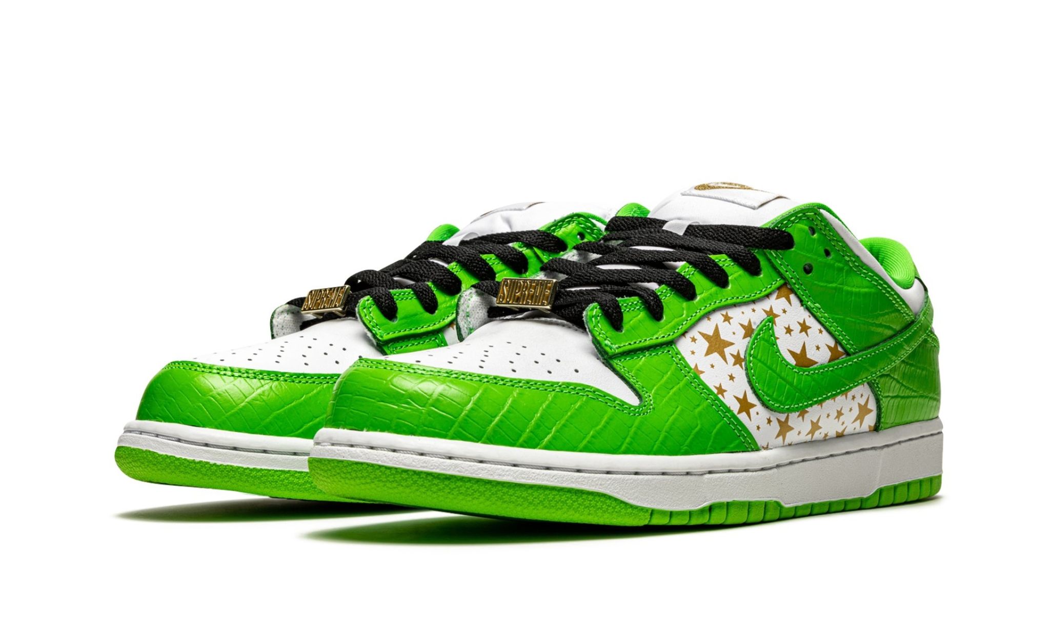 Nike SB Dunk Low Supreme Stars Mean Green