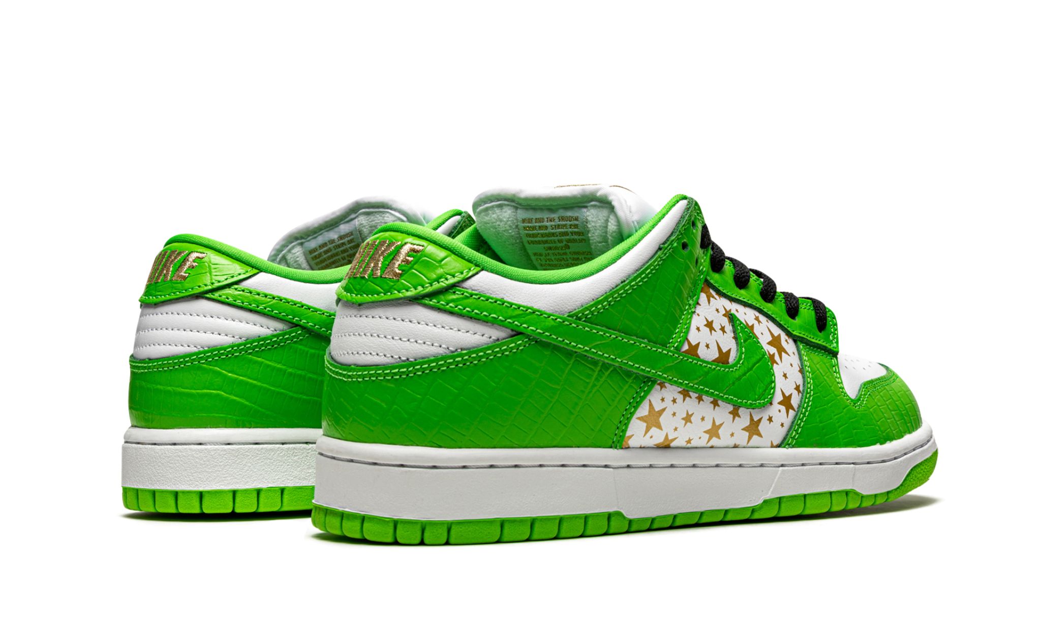 Nike SB Dunk Low Supreme Stars Mean Green