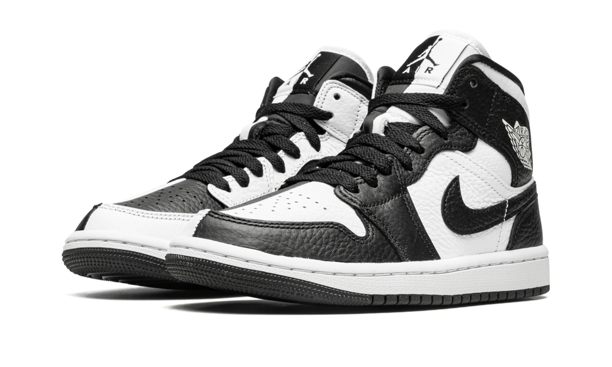 Air Jordan 1 Mid Split Black White (W)