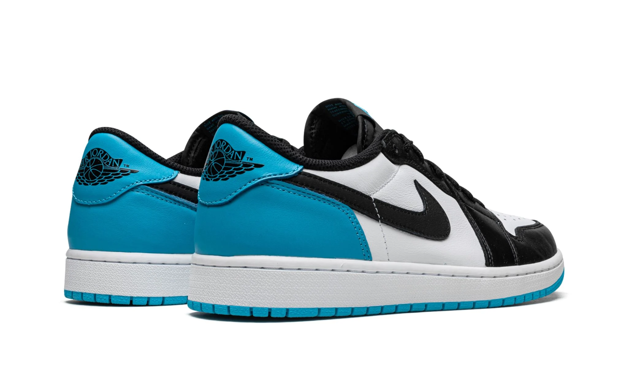 Air Jordan 1 Low Black Dark Powder Blue