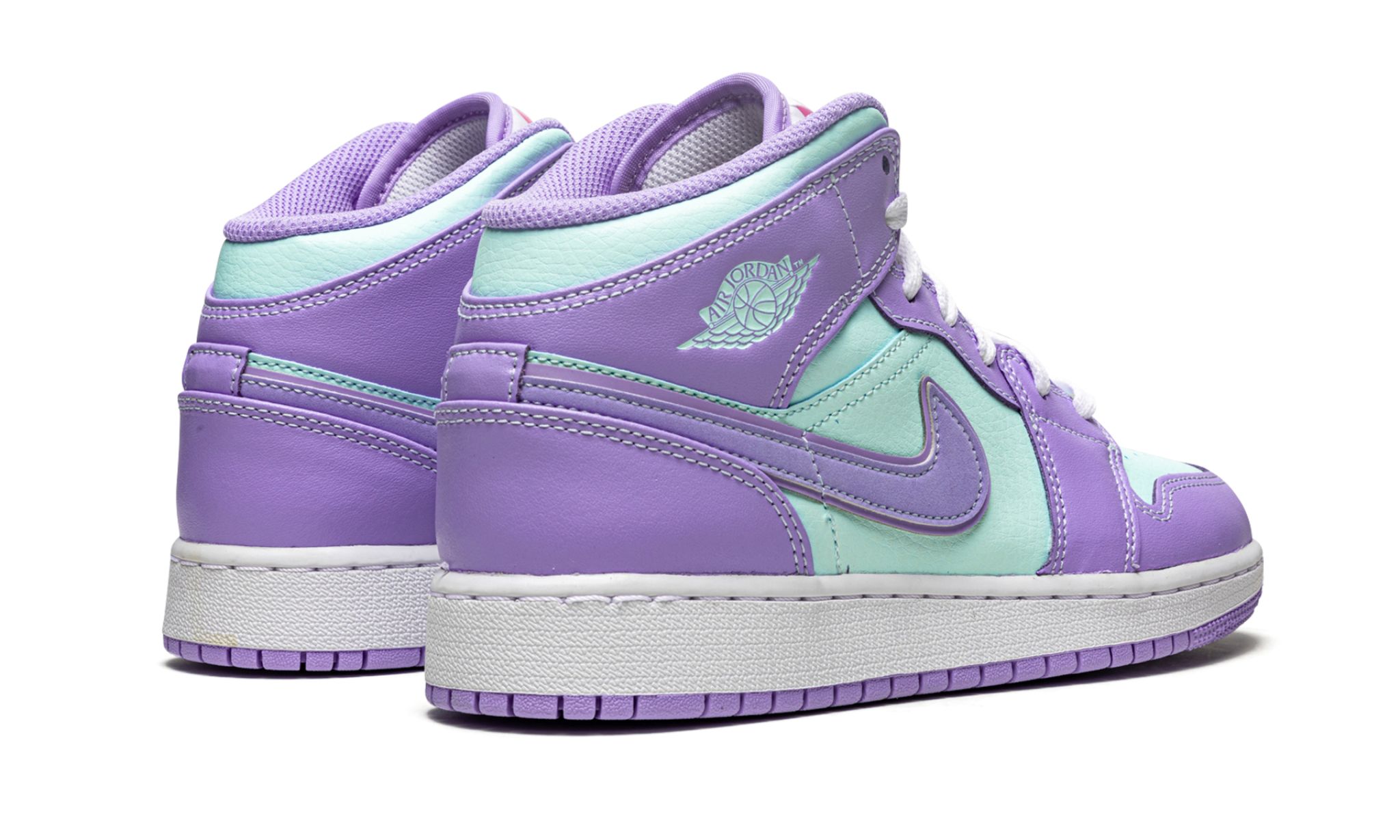 Air Jordan 1 Mid Purple Aqua