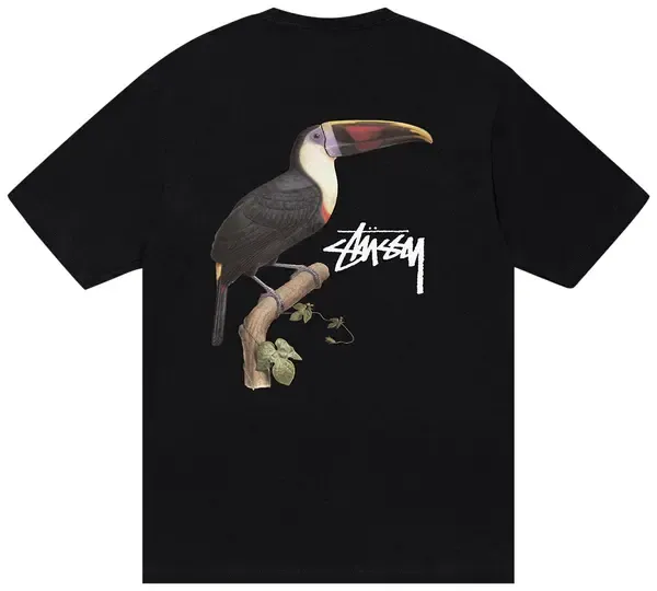 Stussy Toucan Tee Black
