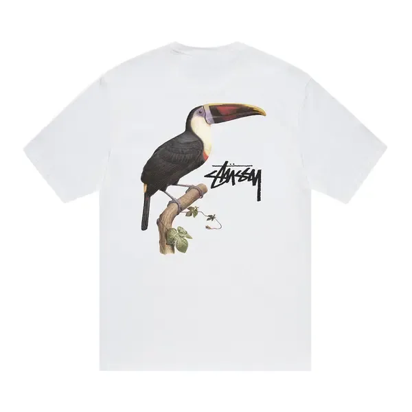 Stussy Toucan Tee White