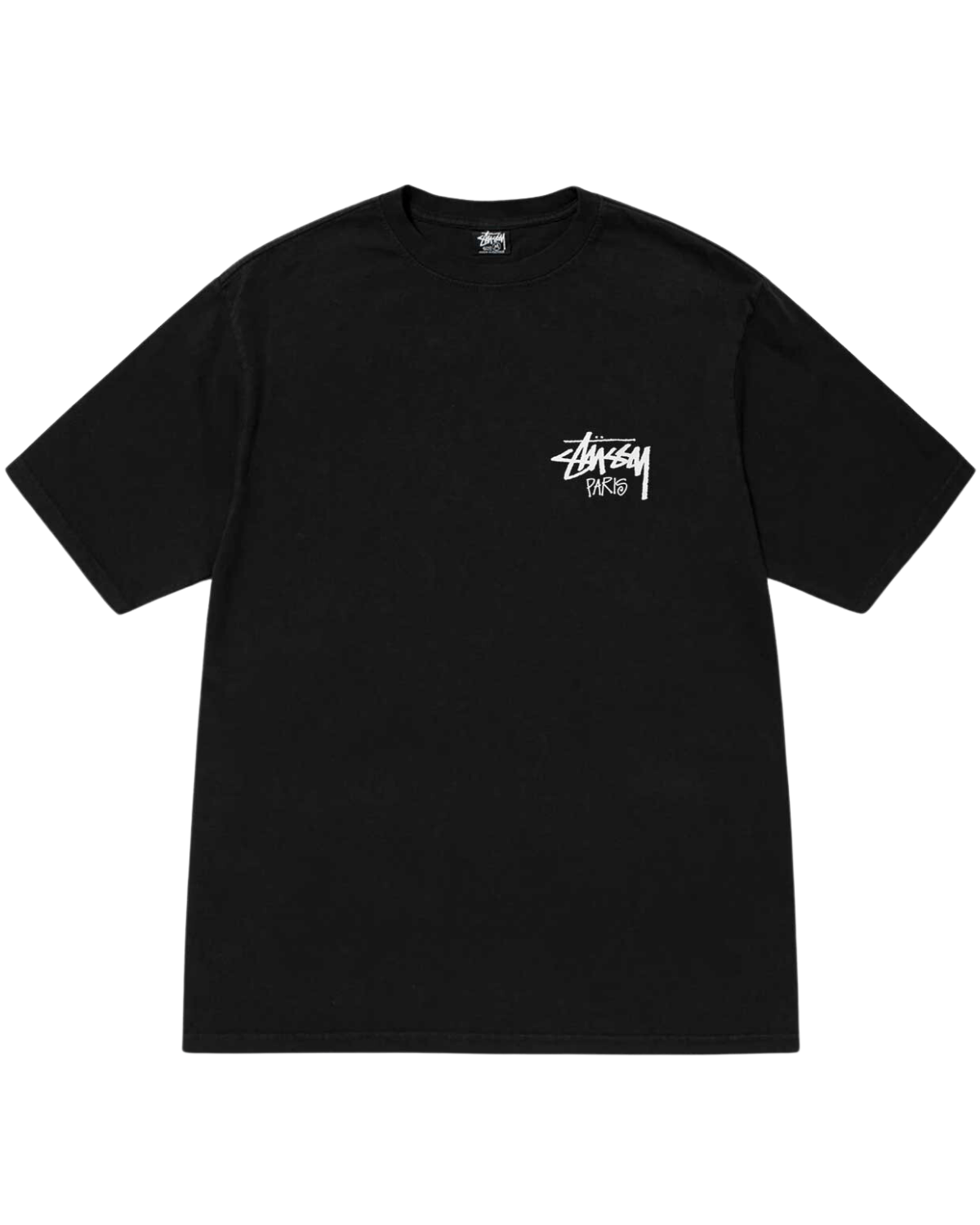 Stussy Stock Paris Tee Black