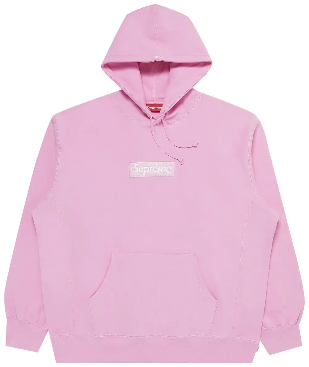 Supreme Hoodie Box Logo Pink (FW21)