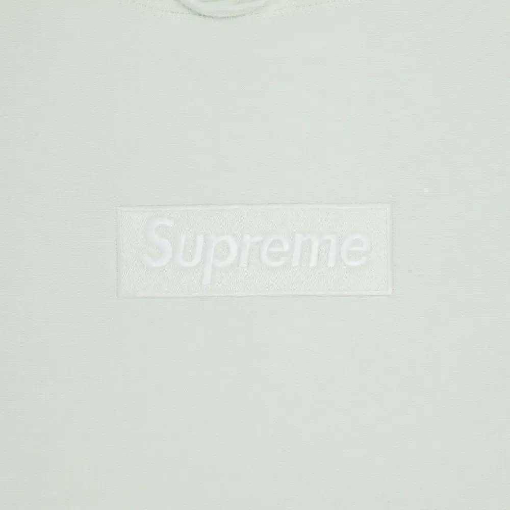 Supreme Box Logo Hooded Sweatshirt Light Green (FW23)