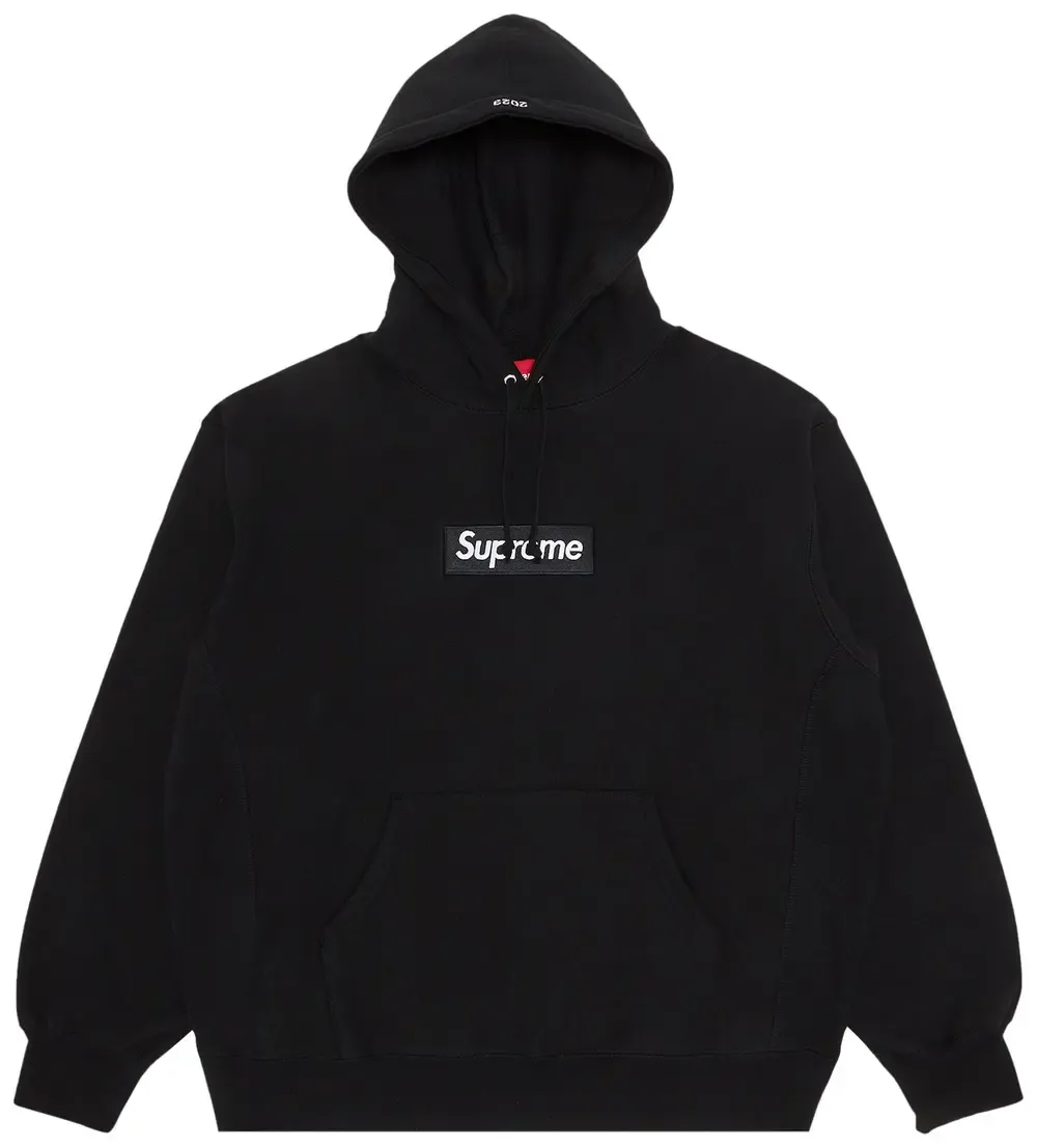 Supreme Box Logo Hooded Sweatshirt Black (FW23)