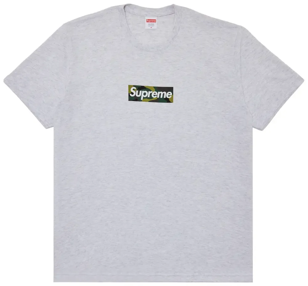 Supreme Box Logo Tee Ash Grey (FW23)