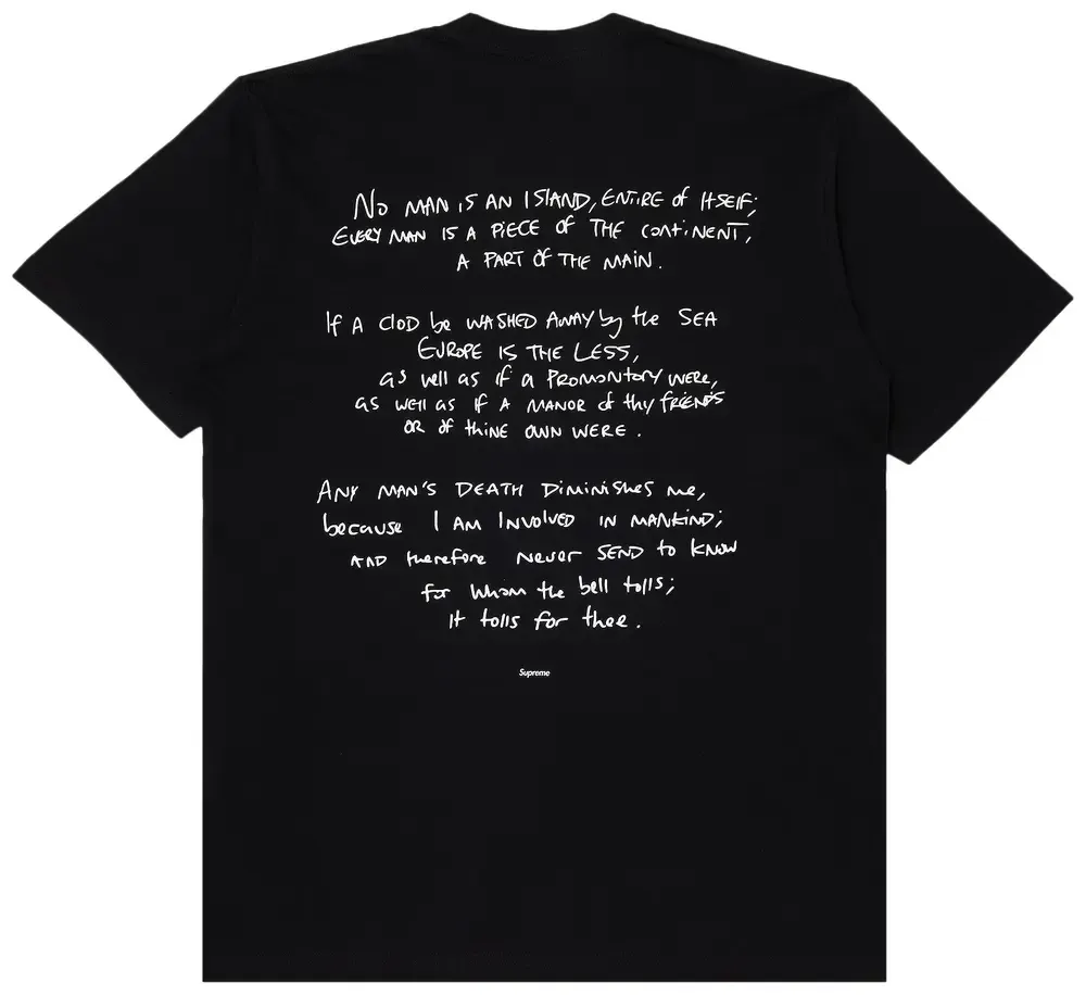 Supreme Corteiz Rules The World Tee Black