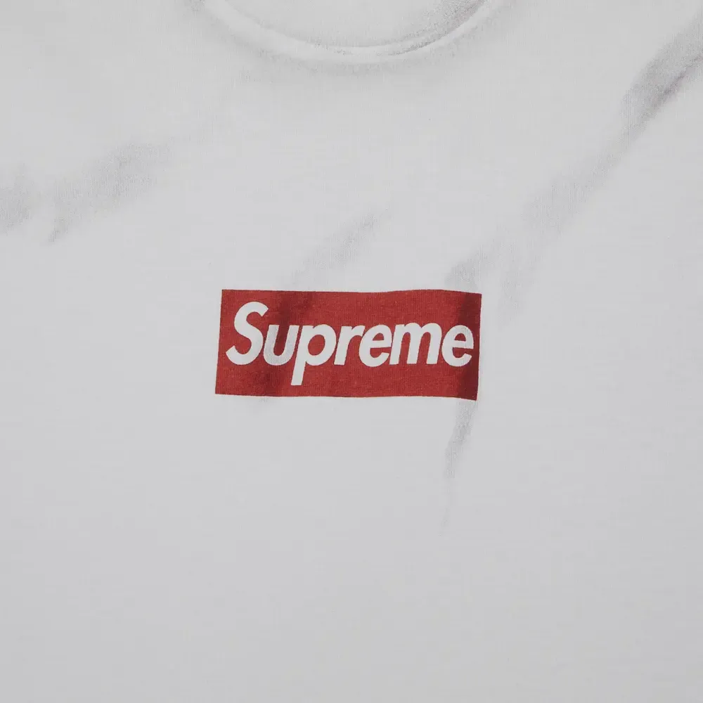 Supreme MM6 Maison Margiela Box Logo Tee White