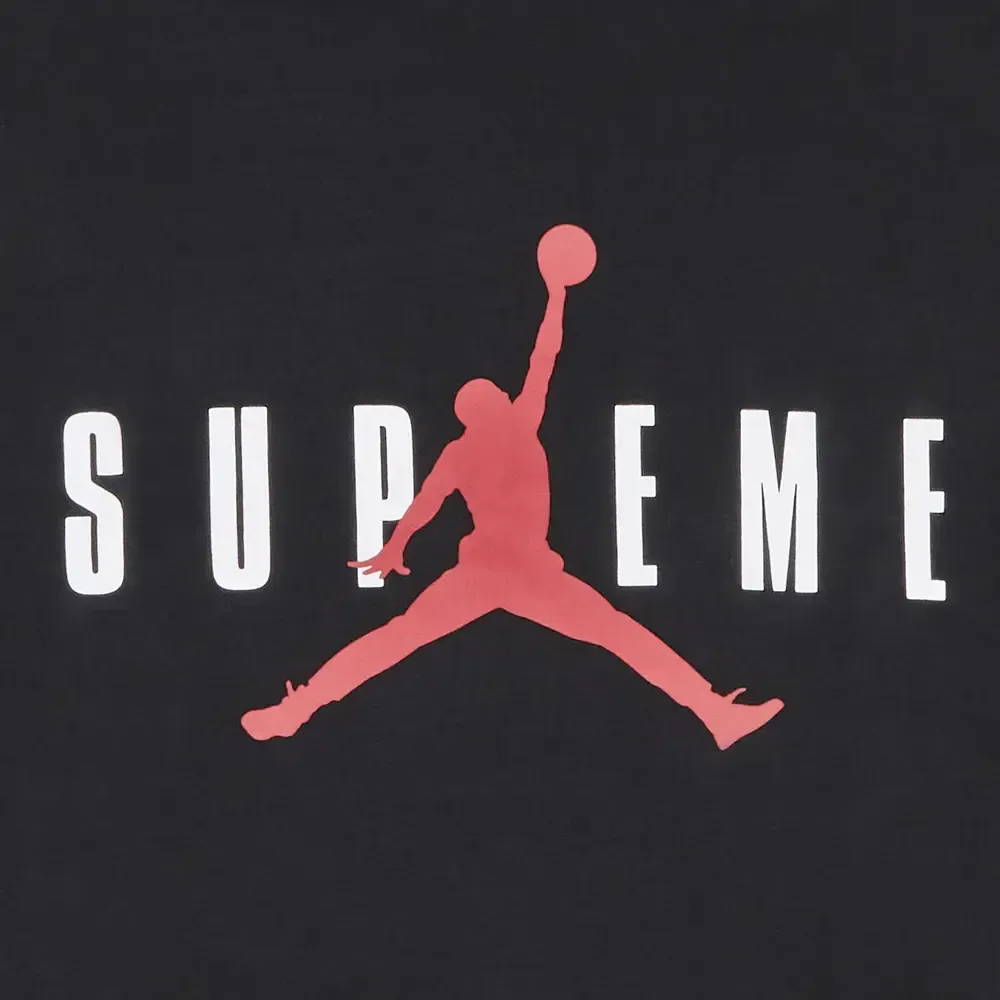 Supreme Jordan Hoodie Sweatshirt Black
