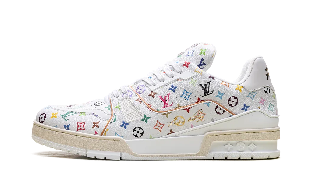 Louis Vuitton LV Trainer Takashi Murakami White