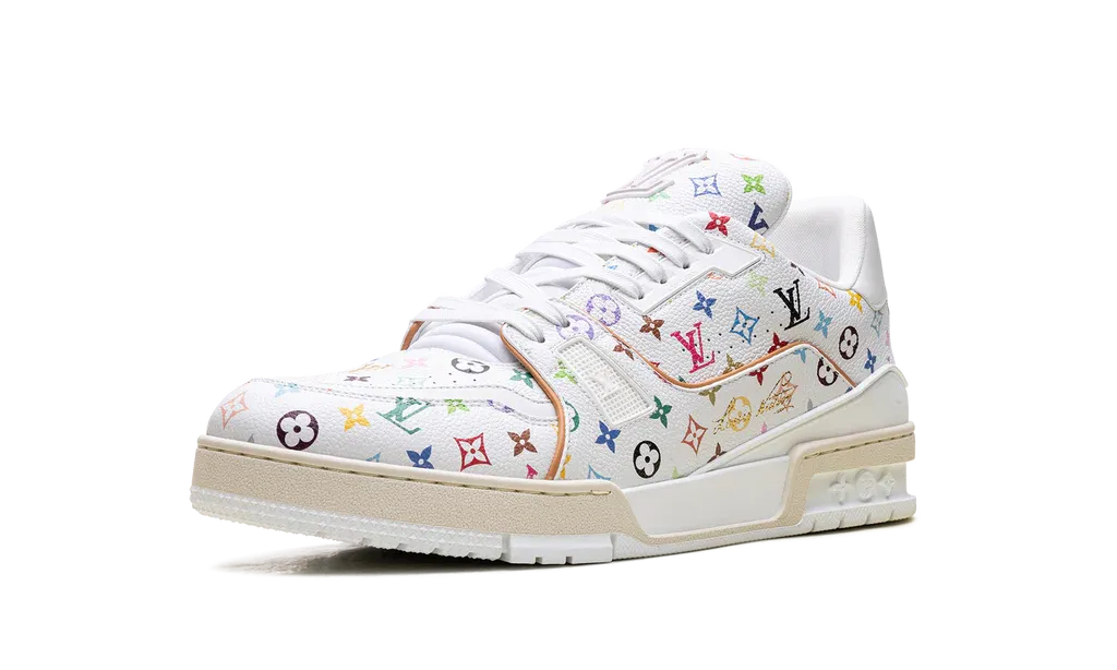 Louis Vuitton LV Trainer Takashi Murakami White