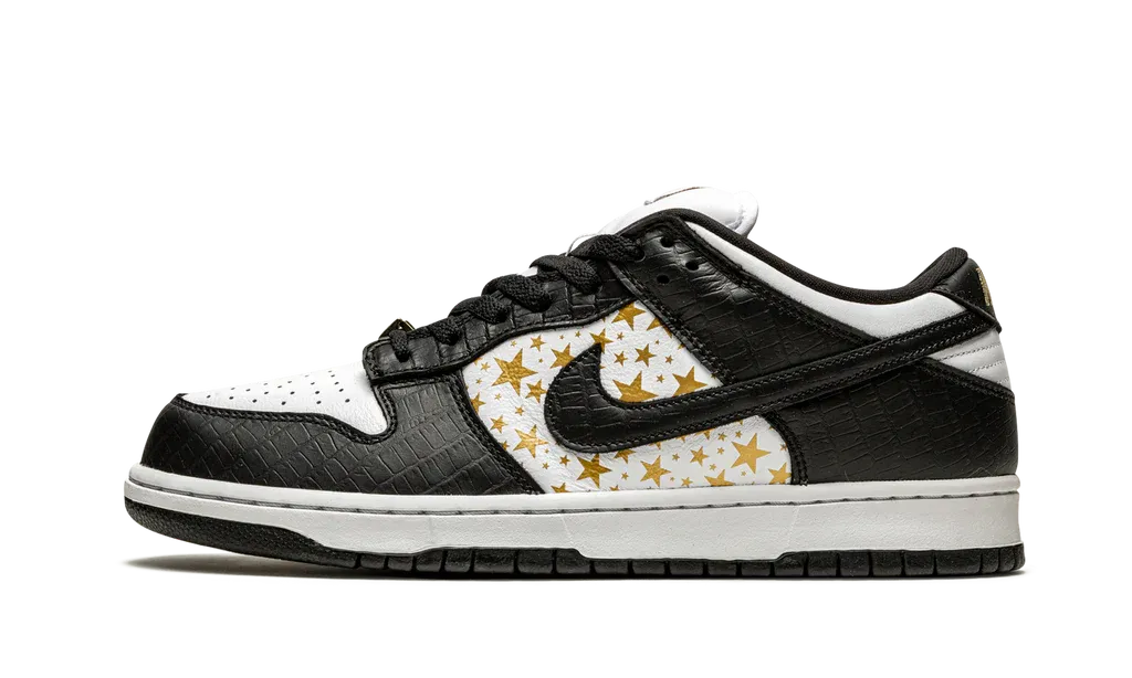 Nike SB Dunk Low Supreme Stars Black