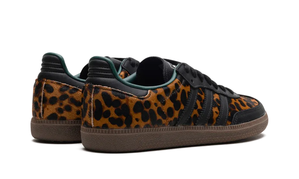 Adidas Samba OG Black Green Leopard (W)