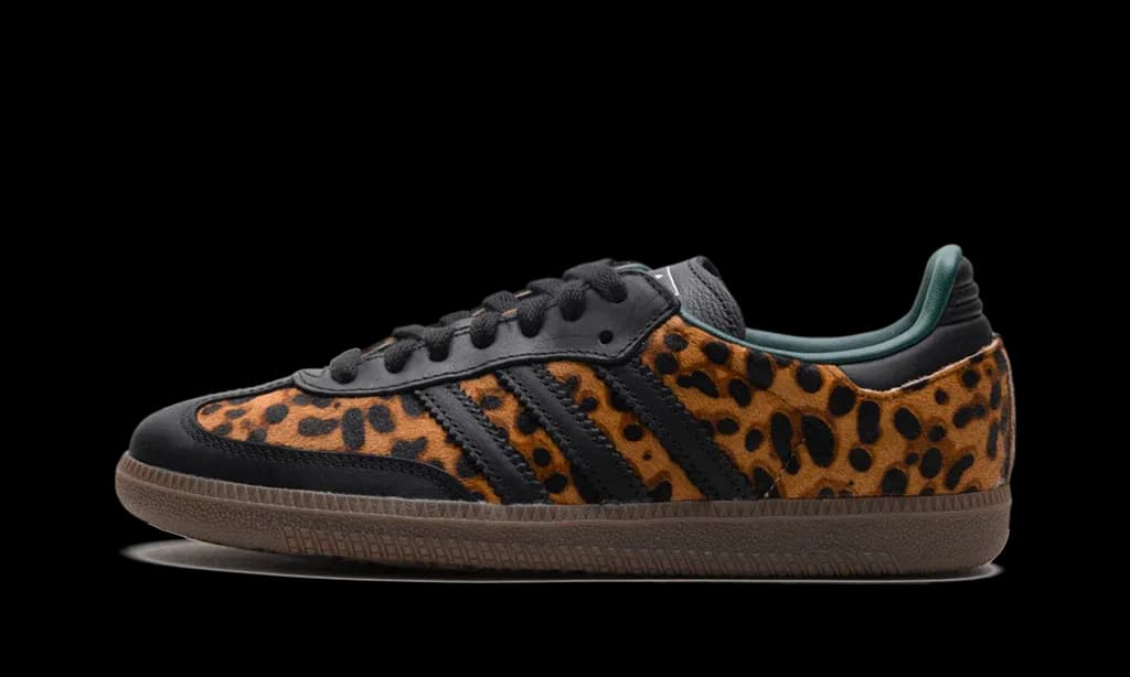 Adidas Samba OG Black Green Leopard (W)