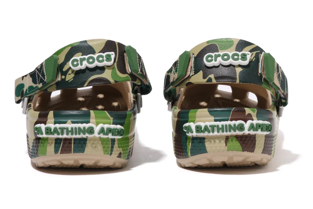 Crocs Classic Clog A Bathing Ape ABC Camo Green