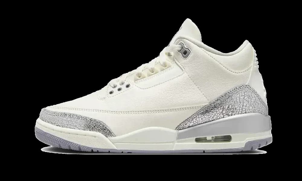 Air Jordan 3 Retro Sail Cement Grey (W)
