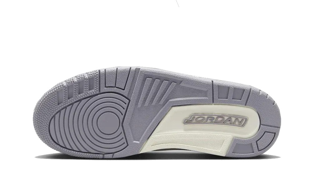 Air Jordan 3 Retro Sail Cement Grey (W)