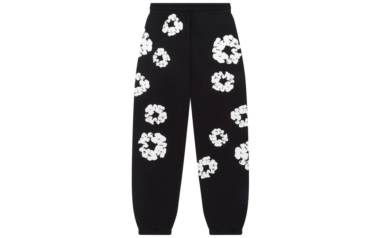 Denim Tears The Cotton Wreath Sweatpants Black