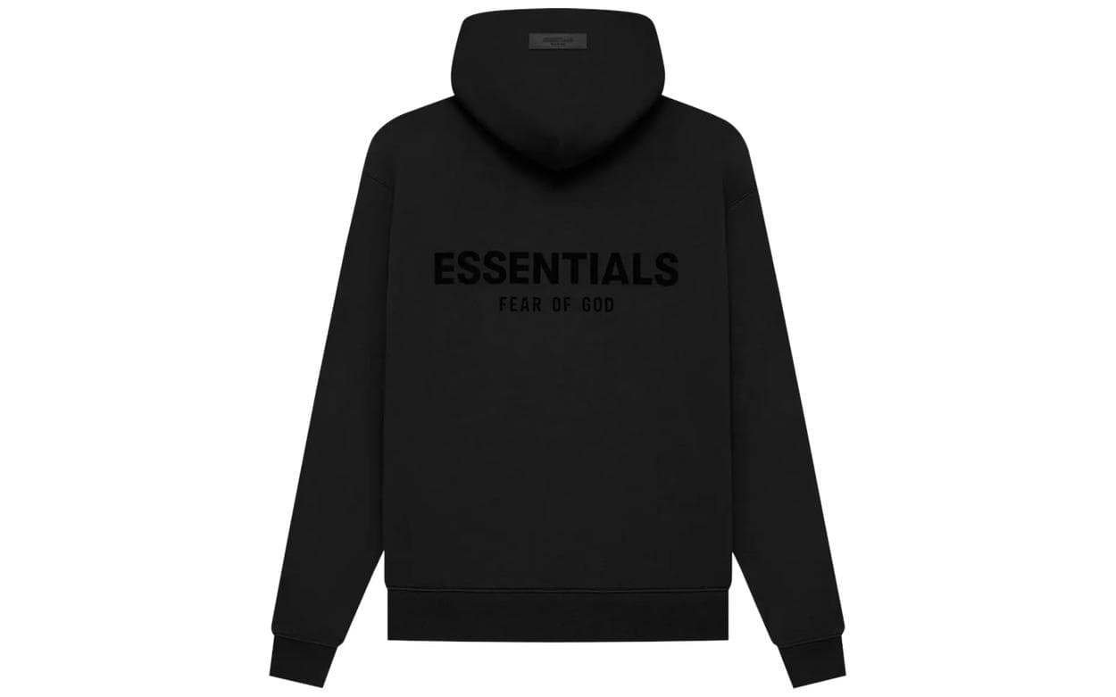 Fear of God Essentials Pullover Chest Logo Hoodie Stretch Limo/Black