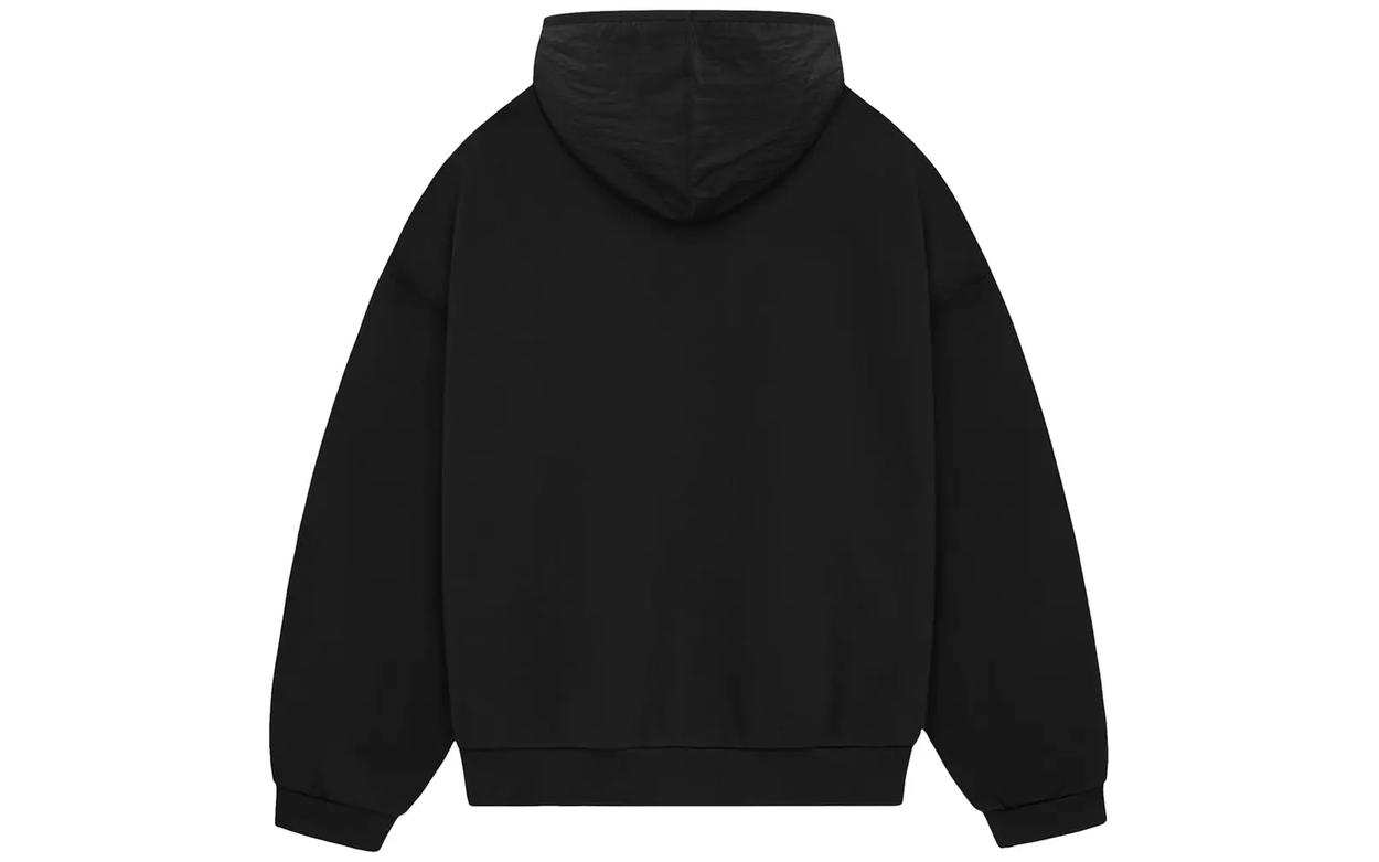 Fear of God Essentials Arch Logo Hoodie Jet Black